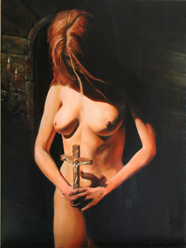 Repentance  Artistic Nude Artwork print by Photographer Brett Roeller