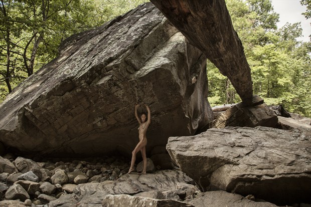 Rock Garden III Artistic Nude Photo print by Photographer CurvedLight