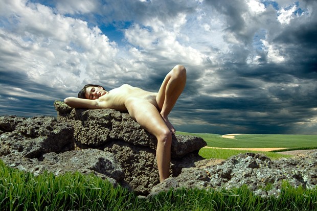 Sacrificial Virgin %23001  Artistic Nude Photo print by Photographer Gene Newell