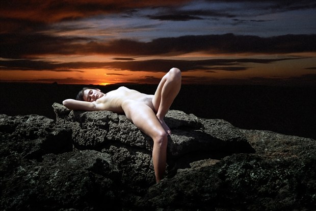Sacrificial Virgin %23002 Artistic Nude Photo print by Photographer Gene Newell