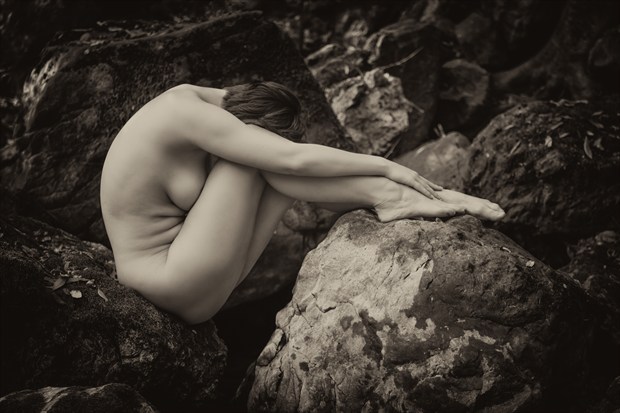 Soft Rock Artistic Nude Photo print by Photographer Dan West