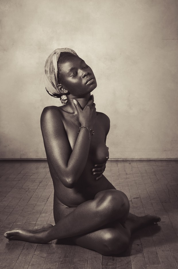 Sudaneese Woman Nude Artistic Nude fine art prints by Photography Risen Phoenix at Model Society