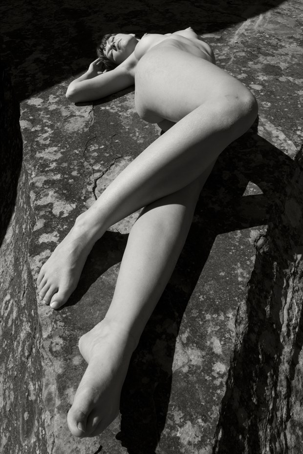 Sun Kissed Artistic Nude Artwork print by Photographer Christopher Ryan