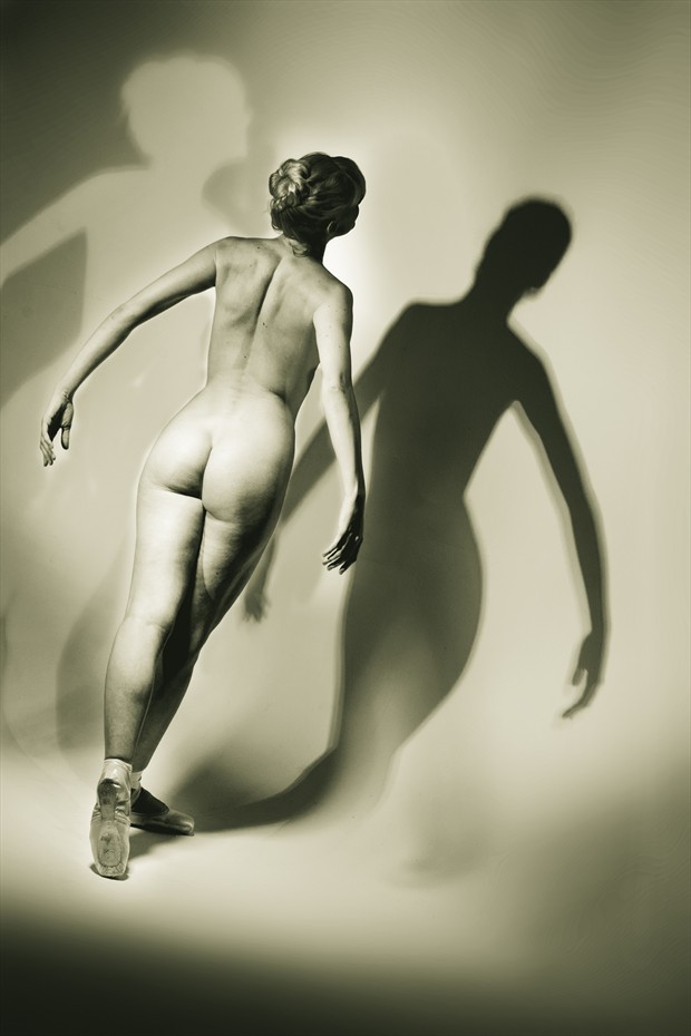The Dancer, Shadows, and other Thoughts Artistic Nude Photo print by Photographer Mark Bigelow