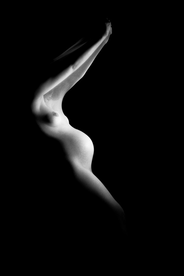 The Pregnant Form Artistic Nude Photo print by Photographer 3 Graces Photography
