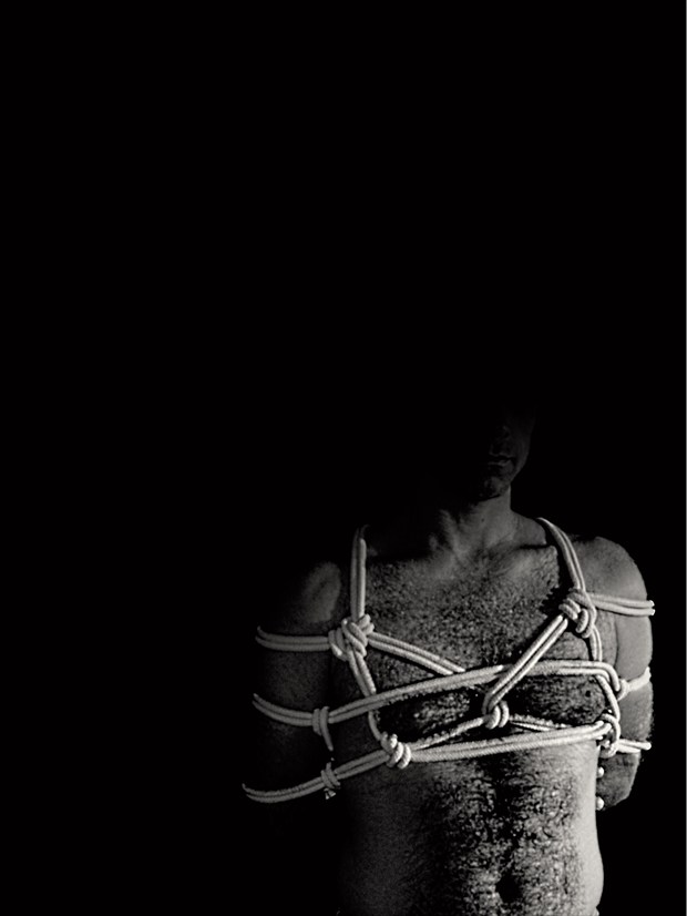 Tied in the shadows Artistic Nude Photo print by Photographer Bent Photosmith