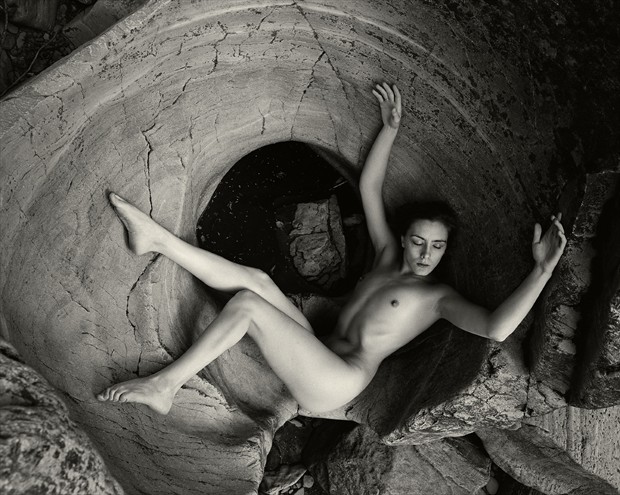 Water Swept Artistic Nude Photo print by Photographer Christopher Ryan