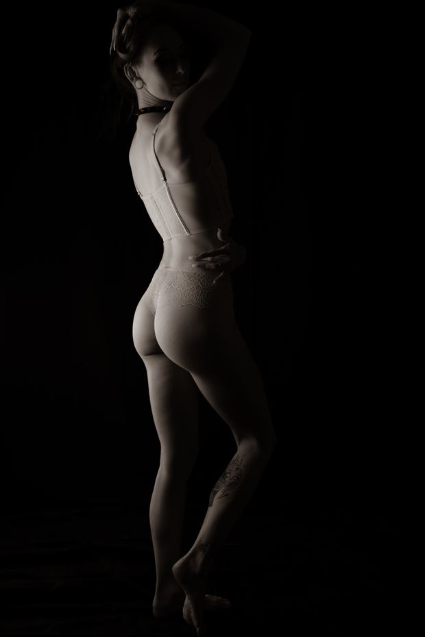 amelia lingerie photo print by photographer ken craig