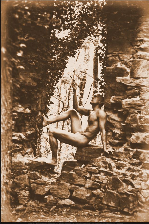 ancient spirit guardian 23 artistic nude photo print by model avid light