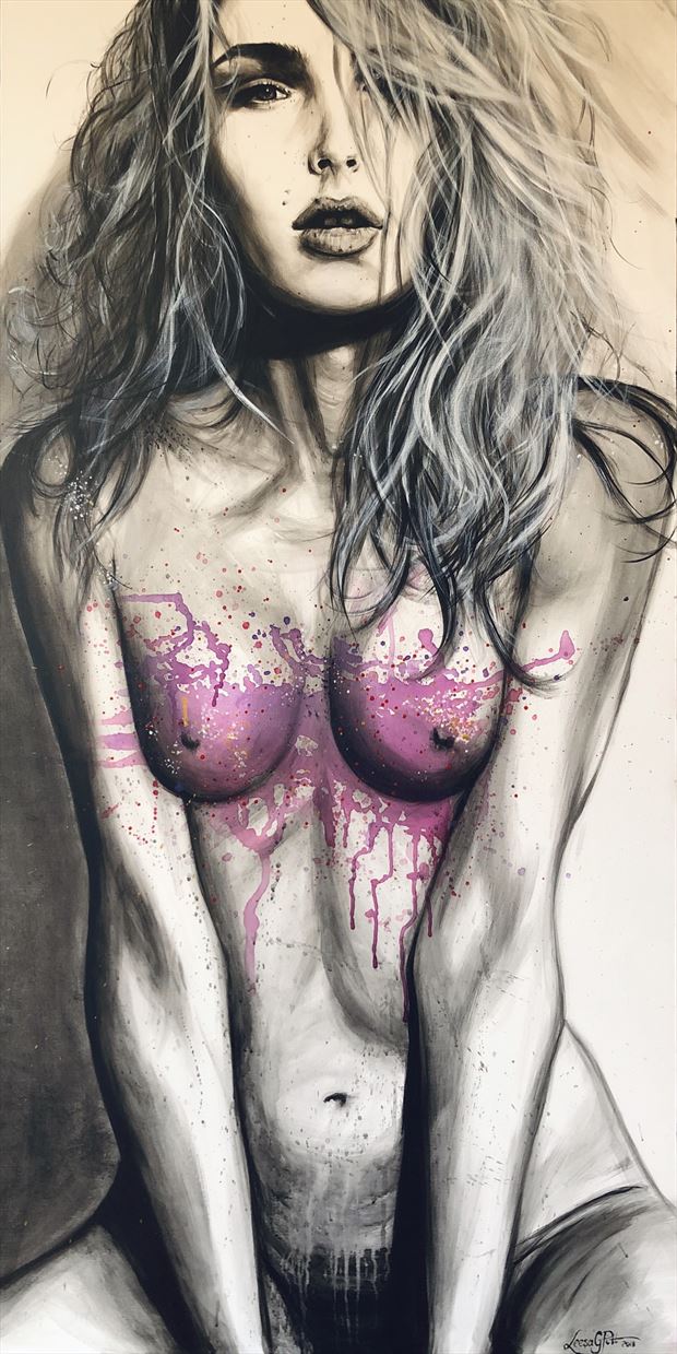 andreja artistic nude artwork print by artist leesa gray pitt