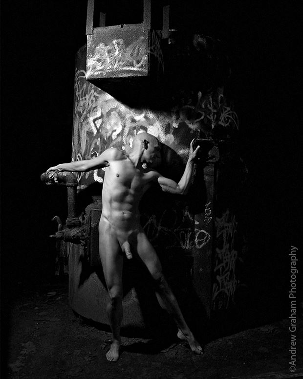 apocalyptic assimilation artistic nude photo print by model avid light