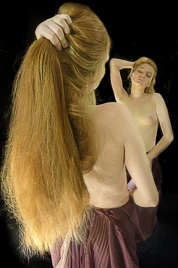 artistic nude erotic photo print by photographer gene newell