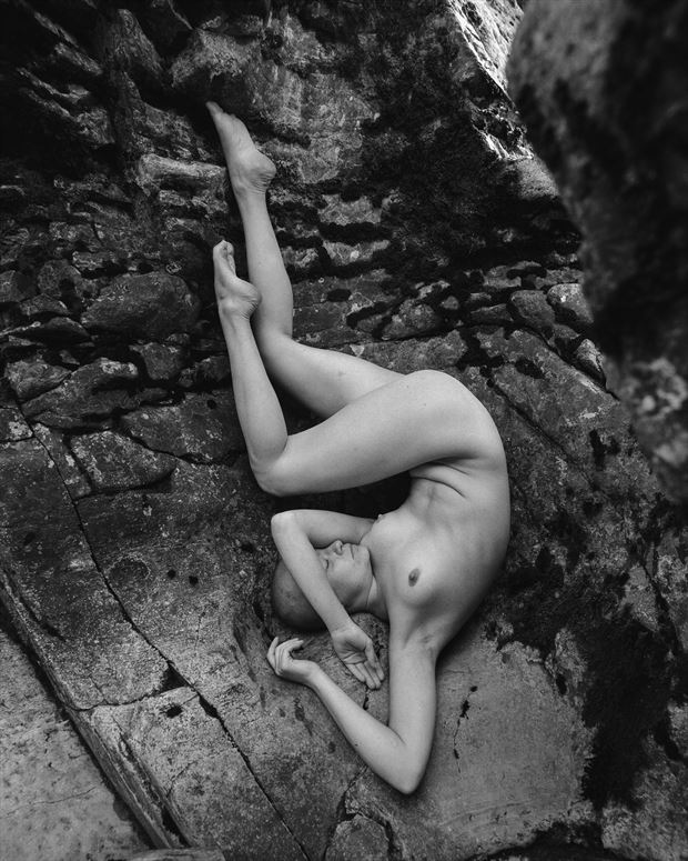 artistic nude nature artwork print by photographer christopher ryan