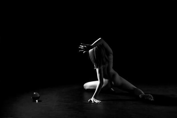 artistic nude studio lighting artwork print by photographer yoga chang