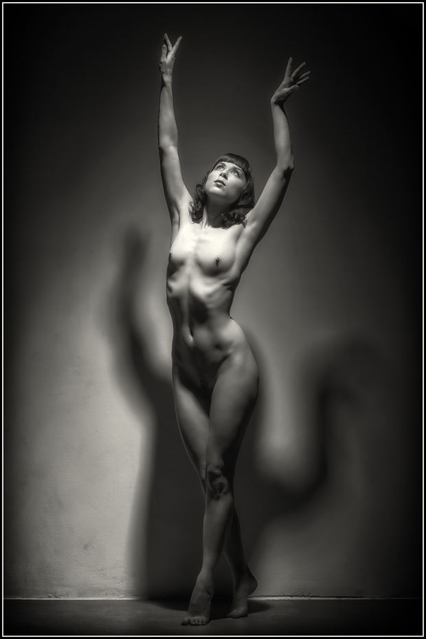 artistic nude studio lighting photo print by photographer magicc imagery