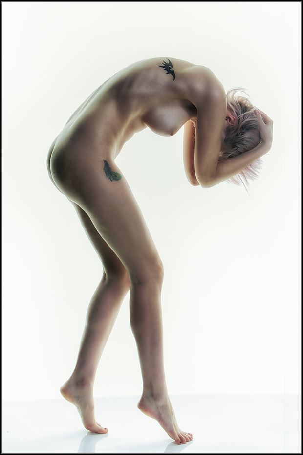 artistic nude studio lighting photo print by photographer magicc imagery