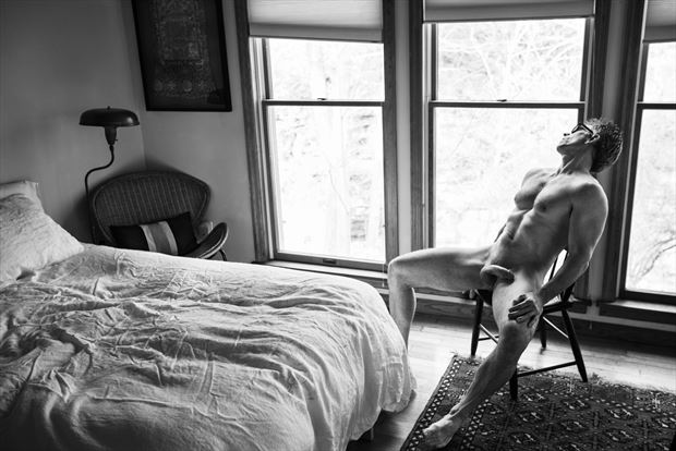 bachelor pad artistic nude photo print by photographer michael grace martin