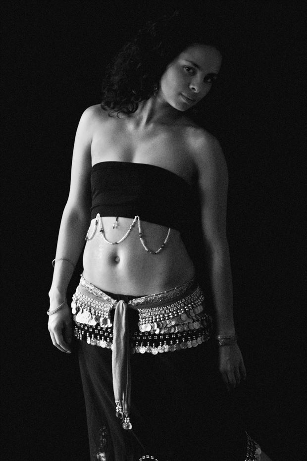 belly dancer sensual photo print by artist julian monge najera