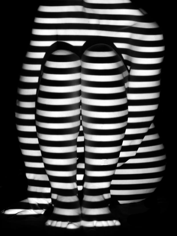 black lines artistic nude photo print by photographer turcza hunor