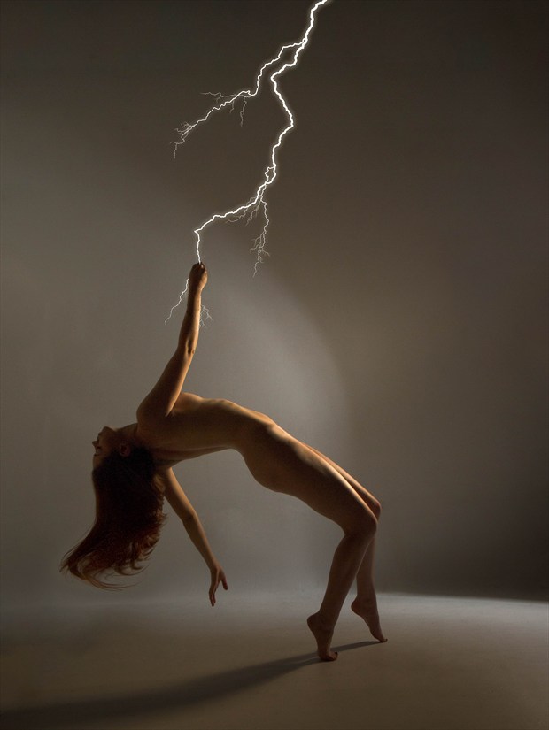 bolt Artistic Nude Artwork print by Photographer Dave Kelley Artistics