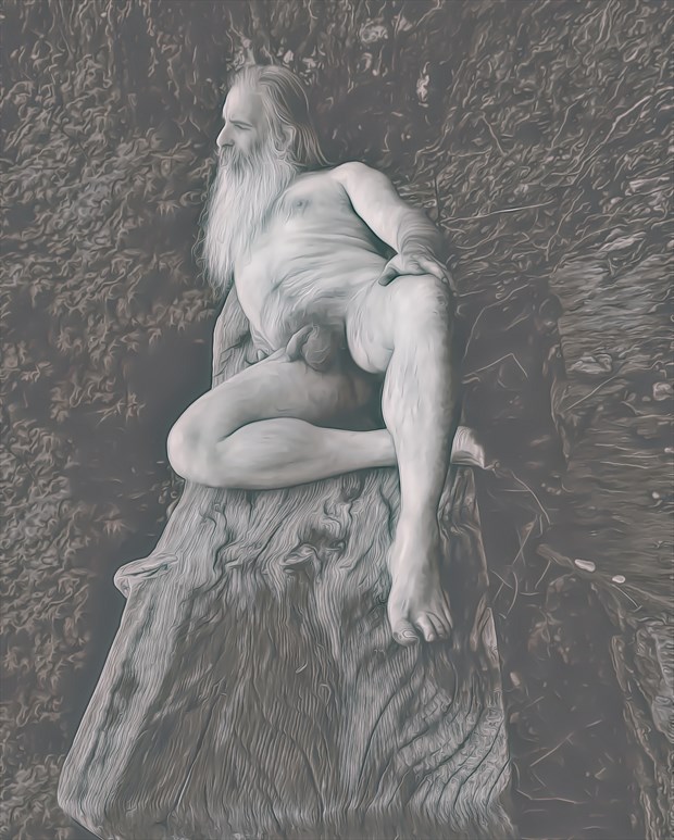four serenity artistic nude artwork print by photographer photorunner