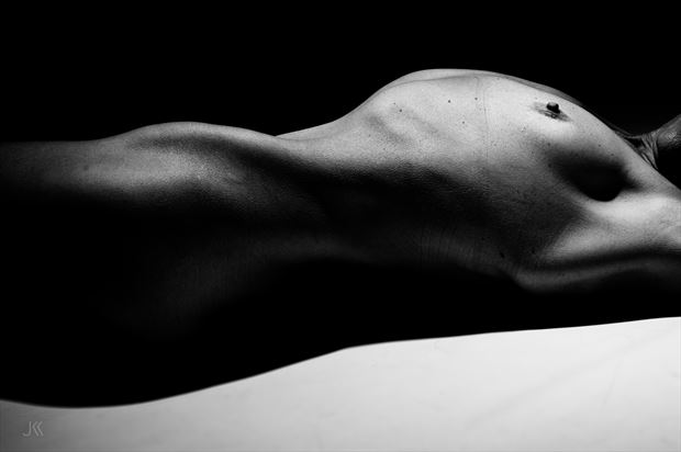 heidi in studio 14 artistic nude photo print by photographer jankarelkok