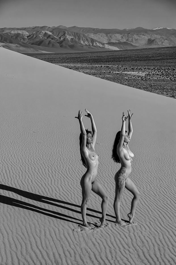 hieroglyphics artistic nude photo print by photographer philip turner