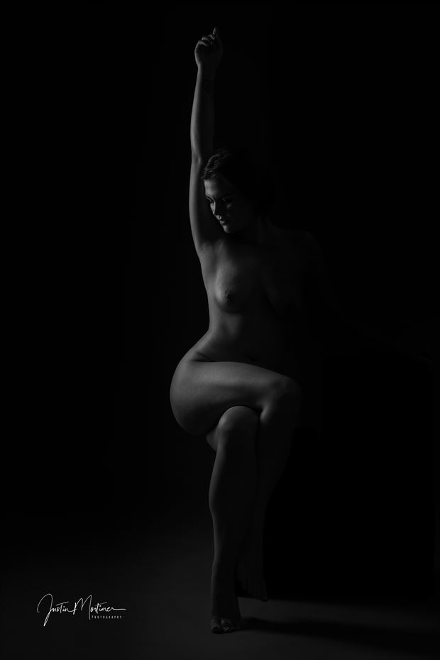 highlight artistic nude artwork print by photographer justin mortimer