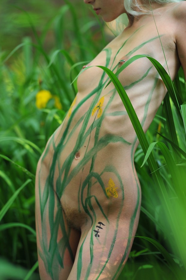 iris Artistic Nude Artwork print by Model Hanna Grace