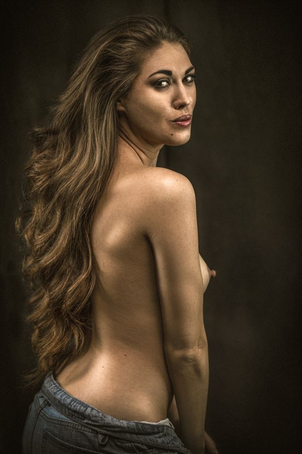 jamie artistic nude artwork print by photographer dieter kaupp