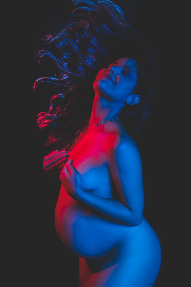 julieth 30 weeks photo 7 artistic nude photo print by photographer sky light studio