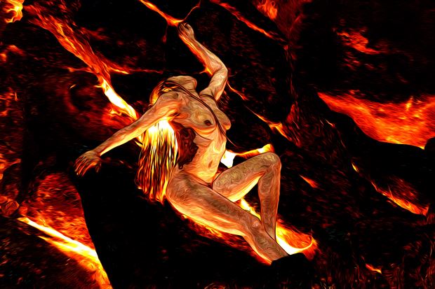 molten artistic nude photo print by photographer aephotography