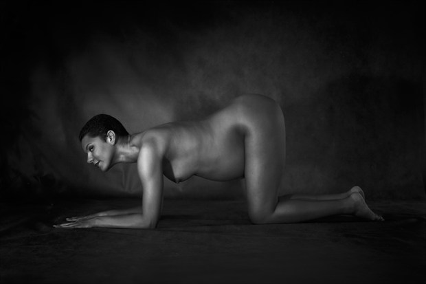 nude b&w zanzib Artistic Nude Photo print by Photographer zanzib