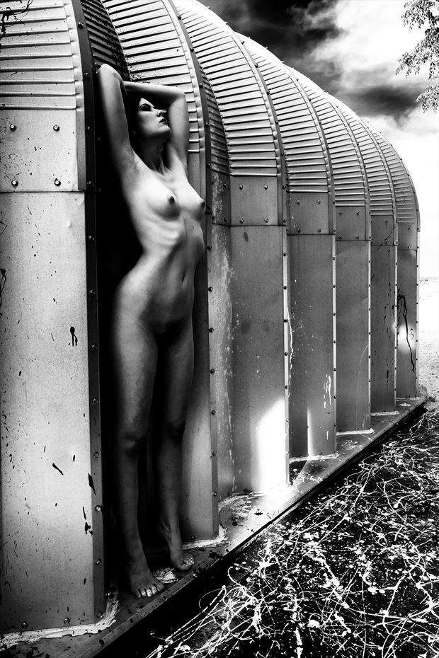 outpost station 7 artistic nude photo print by photographer philip turner