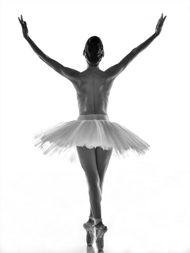 penumbra ballerina series sensual photo print by photographer julian i 