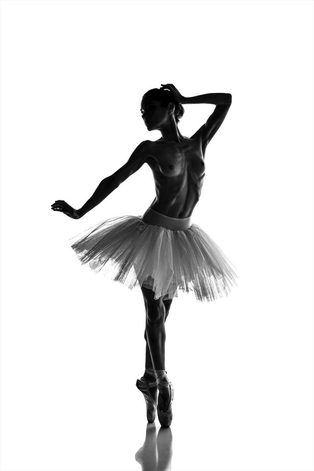 penumbra ballerina series sensual photo print by photographer julian i 