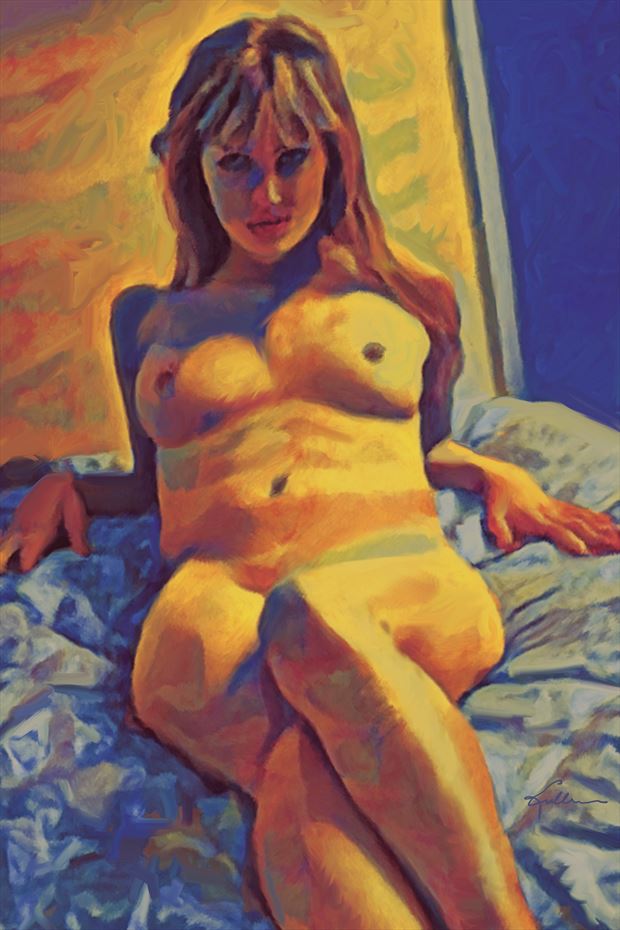 pippa artistic nude artwork print by artist van evan fuller