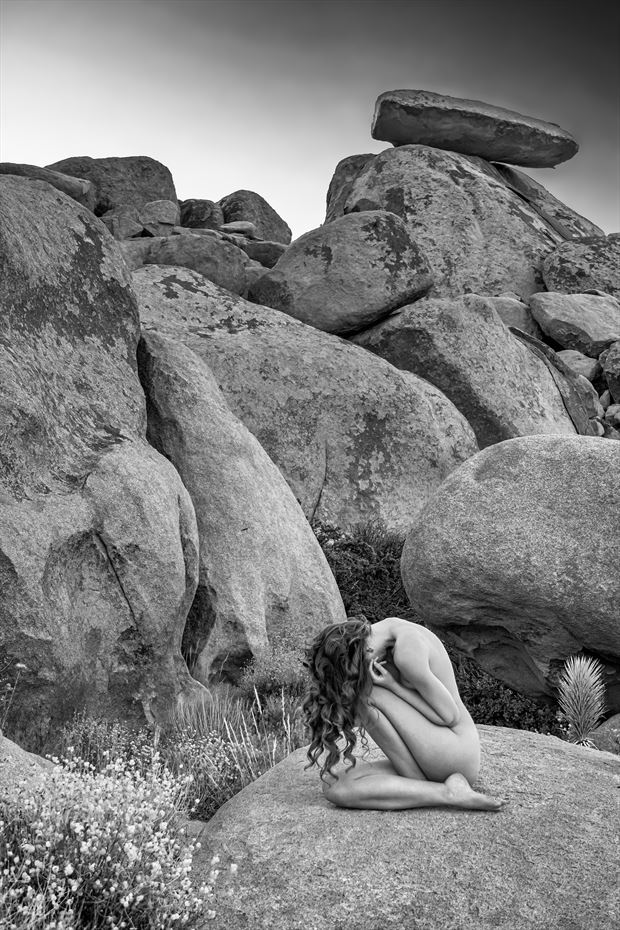 Sienna Beneath Tipping Rock Artistic Nude fine art prints by Photography  Philip Turner at Model Society
