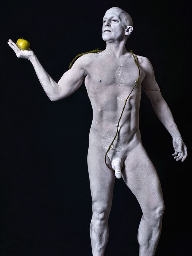 statuary 3 artistic nude photo print by model avid light