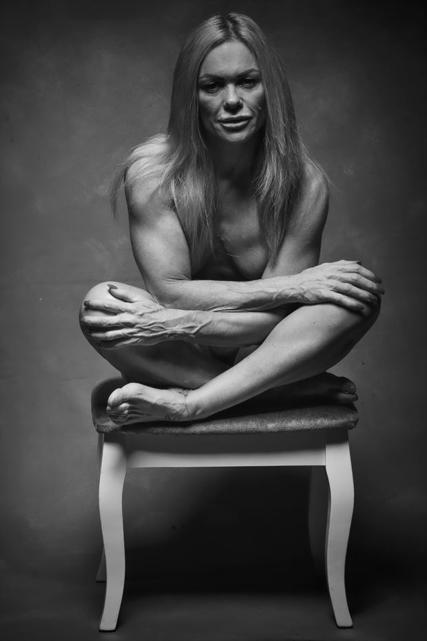 take a seat artistic nude photo print by photographer imooreimages