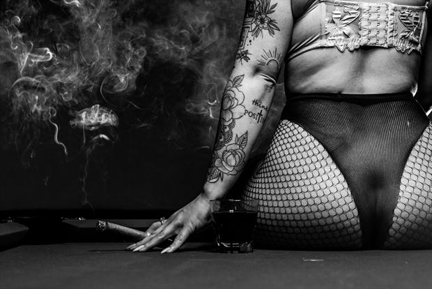 tattoos lingerie photo print by photographer goadken