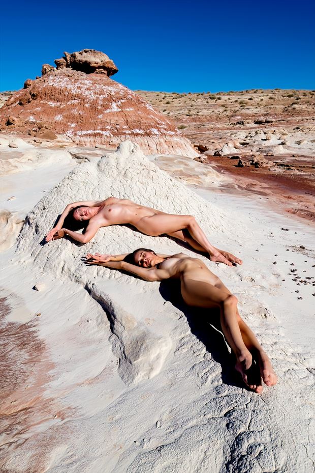 the extraterrestrials artistic nude photo print by photographer philip turner