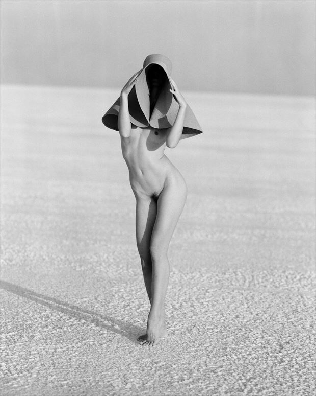 the hat ii artistic nude artwork print by photographer christopher ryan