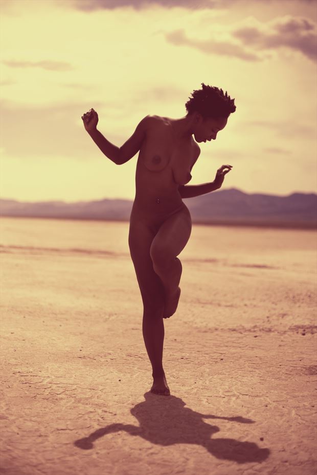 the middle of nowhere artistic nude photo print by photographer deimos