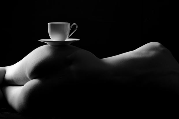 time for a cuppa artistic nude photo print by photographer swaphoto