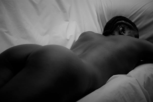 total relaxation artistic nude photo print by photographer michael mcintosh