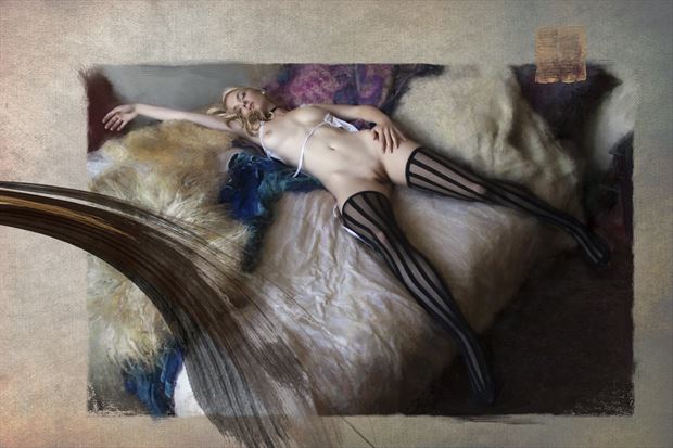 untitled 8 artistic nude artwork print by artist ward george