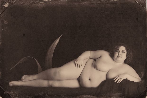 vintage nude artistic nude photo print by photographer thomas photo works