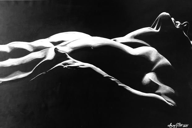 whore artistic nude artwork print by artist leesa gray pitt